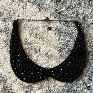 Elegant Black Beaded Necklace